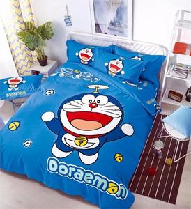 Natural-Colored Eco-Cotton Printed Cartoon Bedsheet Set 3pcs 4pcs Kids Comforter Cover and Flat <strong>Sheet</strong> for Home or Hotel Use - Product Image 5