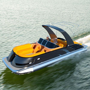 <span class=keywords><strong>Bateau</strong></span> ponton <span class=keywords><strong>de</strong></span> luxe Kinocean avec garde-corps en <span class=keywords><strong>fibre</strong></span> <span class=keywords><strong>de</strong></span> <span class=keywords><strong>verre</strong></span> et arche à vendre - Product Image 2