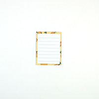 Blocs-notes adhésifs à thème fruité, notes mémo mignonnes, autocollants pour scrapbooking et agenda étudiant, notes repositionnables, blocs-notes de messages de bureau