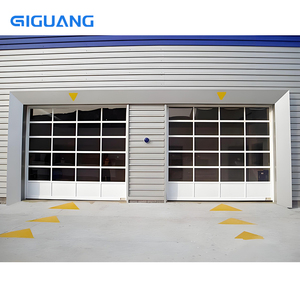 QIGUANG Vente en gros 16x8 8x7 Automatique Contemporain Résidentiel Aluminium Verre Sectionnel Acier Portes de Garage pour les Maisons - Product Image 2