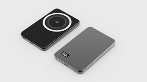 พาวเวอร์แบงค์ไร้สายขนาดเล็กบางเฉียบ รองรับการชาร์จเร็ว PD 20W ความจุ 5000mAh พร้อมแม่เหล็กสำหรับชาร์จ iPhone 13 14 15 16 17 - Product Image 2