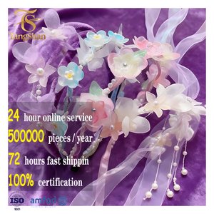 Frapper fée enfants <span class=keywords><strong>bandeau</strong></span> filles rêve doux Style papillon rabat tissu Satin 30cm usage quotidien <span class=keywords><strong>bébé</strong></span> <span class=keywords><strong>naissance</strong></span> Photo couronne - Product Image 1