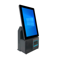 Kiosque de commande en libre-service sur pied avec écran tactile LCD intelligent de 15,6 pouces, personnalisable par le fabricant (OEM)