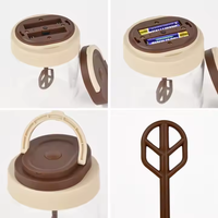 Tasse de voyage électrique à agitation automatique 300ml pour café, matcha, chocolat en poudre de cacao avec agitation automatique.