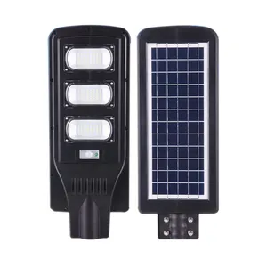 Led 40W Smart 60W Ip67 90W Two 100W Abs Powered Integrated Lamp Semi 80W On Lights Outdoor Pole All In One Solar Street Light