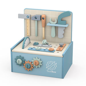 Jeu de menuisier préscolaire OEM Boîte à outils en bois pour enfants W03D253 - Product Image 1