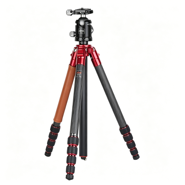 OBO N55C+H36 Light Weight Portable Carbon Fiber Travel Tripod 61 Inches Height Tripod