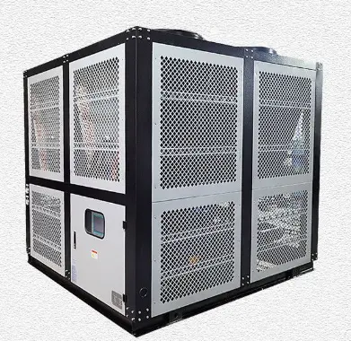 Compresor de tornillo semihermético ahorro de energía 110HP enfriador de tornillo refrigerado por aire para la industria