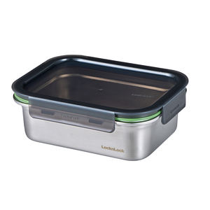 Contenedor Rectangular de Acero Inoxidable STS 20x15 H. 6.5cm 1200ml - Product Image 1