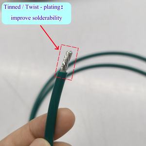 ODM OEM ขั้วต่อสายไฟ320761 TE แกนทองแดงหุ้มฉนวนพีวีซีเคลือบดีบุกชุบ AWG10สายไฟที่กำหนดเอง - Product Image 4