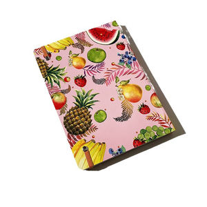 Carnet de notes en cuir PU personnalisé avec logo imprimé en couleurs mélangées, format A5, agenda en cuir souple avec motif de <span class=keywords><strong>fruits</strong></span> <span class=keywords><strong>et</strong></span> <span class=keywords><strong>légumes</strong></span> - Product Image 3