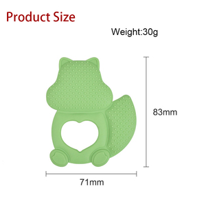 Breloques à mâcher en silicone pour bébé, jouets <span class=keywords><strong>de</strong></span> <span class=keywords><strong>dentition</strong></span> pour enfant en bas âge, jouets <span class=keywords><strong>de</strong></span> qualité alimentaire, animaux, écureuil, <span class=keywords><strong>anneau</strong></span> <span class=keywords><strong>de</strong></span> <span class=keywords><strong>dentition</strong></span> pour bébé - Product Image 5
