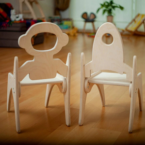 202408 bé Đồ nội thất trẻ em bằng gỗ ghế và bảng thiết lập handmade <span class=keywords><strong>Toddler</strong></span> đồ nội thất Montessori trẻ em Bàn và ghế thiết lập - Product Image 1