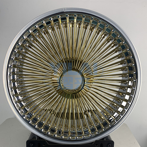 Vente en gros de nouvelles jantes en alliage d'acier à roues avant dorées, 15-22 pouces, luxe, course, ajustement universel, haute performance, automobile - Product Image 1