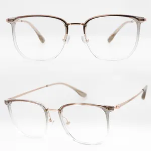 New Square frame ultra-light female plain-painted frames fashionable TR90 retro frames can be matched with myopia glasses