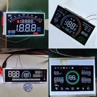 Écran LCD de taille personnalisée Module d'écran LCD à 7 segments à 4/8/16 chiffres Cog Petit écran LCD monochrome à segment VA TN