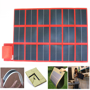 Panel <span class=keywords><strong>Solar</strong></span> <span class=keywords><strong>Portátil</strong></span> Plegable con Excelente Aislamiento Eléctrico para Campistas al Aire Libre - Product Image 4