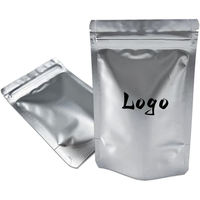 Sacs en aluminium pour scellage sous vide de qualité alimentaire, argentés et occultants, pour le stockage à long terme de mélanges secs et d'épices