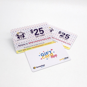 Carte Regalo Personalizzate in Plastica con Codice a Barre per Spa e Negozi - Product Image 2