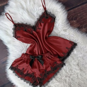 Lingerie Sexy <span class=keywords><strong>Erotica</strong></span>, Camicia da Notte per Donne, Shorts in Pizzo, Pigiama Traspirante, Intimo Sexy Maturo - Product Image 3
