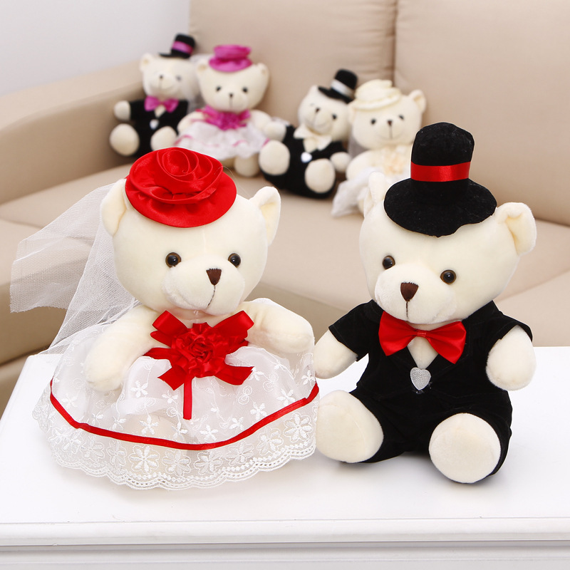 New Wedding Bear Plush Teddy Bear - Perfect for Valentine's