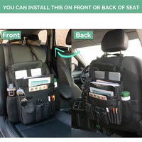 Usine personnalisé passager siège fichier organisateur voiture siège avant suspendu organisateur Portable siège arrière voiture organisateur sac
