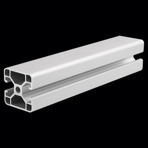 Profilé en alliage d'aluminium industriel norme européenne OB4040N2, tube carré à rainure scellée 40x40mm, profilé de cadre, découpe 6000 - Product Image 3