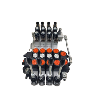 Válvula de Control Direccional Seccional Electrohidráulica Huamao de 4 Bobinas, Distribuidor Hidráulico de 15 kg, Origen Shandong - Product Image 4