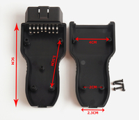 Carcasa de Conector OBD2 J1962M de 16 Pines Macho para Diagnóstico Automotriz