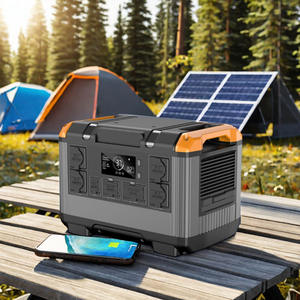 Centrale électrique portable 2400W pour le <span class=keywords><strong>camping</strong></span> Système d'énergie <span class=keywords><strong>solaire</strong></span> Tragbare avec <span class=keywords><strong>accessoire</strong></span> de source de voiture de charge de batterie Lifepo4 - Product Image 2