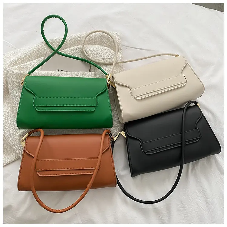 Z170 Retro New Trend Fashion Casual Small Square Women's Bags Pure Color Handbag Female Armpit Bag High Quality Crossbody Bag