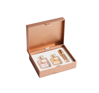 Ensemble de parfums personnalisés de 10 ml, flacon roll-on, fermeture magnétique, matériaux recyclés, doublure en éponge, logo personnalisé, vernissage, dossiers