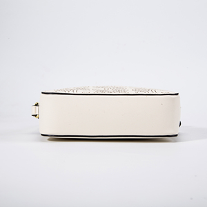 Robe <span class=keywords><strong>soochic</strong></span> monogramme personnalisé Signature Perforé faux cuir zippé Mini sac appareil photo Sac bandoulière bandoulière - Product Image 4