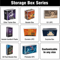 Boîte de présentation rigide en acrylique pour Pokémon Elite Trainer Box (ETB) et Booster Box TCG – Protection et collection