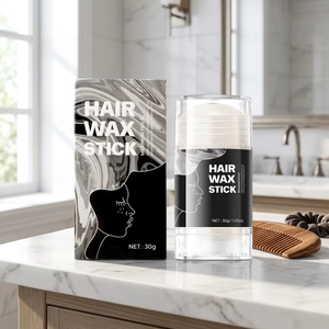 Cera para Peinar el Cabello de Marca Privada en Barra de 1.05oz, Pomada Portátil para Control de Bordes, Venta al por Mayor de Barras de Peinado para Pelucas y Cabello Natural - Product Image 3