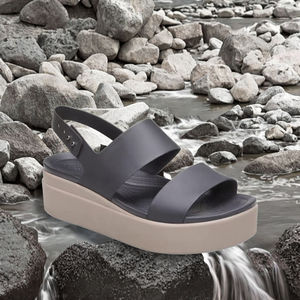 Sandales romaines pour femmes, style européen et américain, à bout ouvert, plates, respirantes, à semelle épaisse, en cuir, pour l'été - Product Image 1