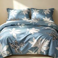 Tissu en polyester résistant aux déchirures à motif de feuilles, prix de gros pour taie d'oreiller