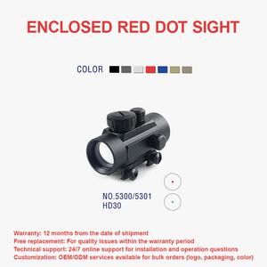 Mirino Red Dot HD30 1x30 Impermeabile in Lega di Alluminio con Design Chiuso, Ottica di Alta Gamma per Caccia e Tiro - Product Image 1