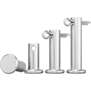 304 Stainless Steel Dowel Pin Round Head With Hole Cylindrical Locating Pin For General Equipment Manufacturing - Product Image 1