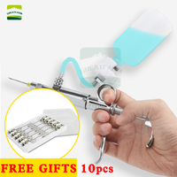 Gran granja ajustable 5ml jeringa veterinaria reutilizable inyección continua automática para aves de corral cría de animales esenciales