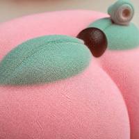 Coussin anti-stress en forme de pêche rose, doux et parfumé, à remontée lente, jouet sensoriel réaliste en forme de fruit, vente en gros