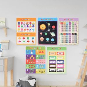 Nouvelle série d'affiches murales éducatives de style dessin animé pour l'apprentissage de l'anglais - Product Image 4