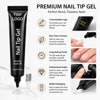 Colle à ongles en gel UV en tube pour la personnalisation en gros – Adhésif non-endommageant pour salon de manucure