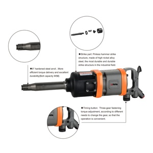 Llave de Impacto Neumática de Alta Resistencia de 5200 Nm y 1 Pulgada, Pistola de Impacto de Aire Industrial de Alto Torque para Reparación de Camiones y Automóviles - Product Image 3