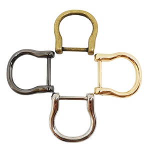 Hebilla de metal con anillo en D y forma de herradura, 32mm 23mm 20mm, para conector de correa de bolsos, en colores Oro, Plata, Negro, Bronce Antiguo, Duradera - Product Image 2