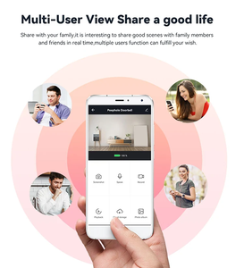 Icsee wifi trong nhà bé màn hình <span class=keywords><strong>camera</strong></span> mini với Máy dò theo dõi <span class=keywords><strong>camera</strong></span> 3MP-360 ° nhìn toàn cảnh với độ rõ nét HD - Product Image 5