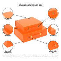 Fabricant personnalisation imprimé pliable durable carton magnétique boîte cadeau matériaux recyclés poignée en cuir design élégant