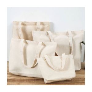 Wholesale Blank Black Handle Canvas Customised logo Print Promotional 100% Cotton Canvass Tote <b>Bag</b> - Product Image 1