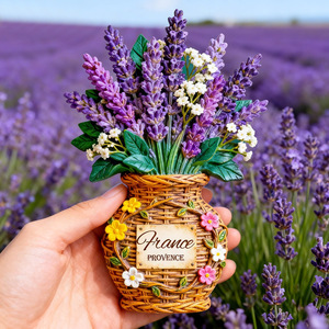 <span class=keywords><strong>Imanes</strong></span> de Resina con Relieve Exclusivos para Refrigerador, Diseño Creativo de Lavanda de Provenza, para <span class=keywords><strong>AliExpress</strong></span>, en Oferta - Product Image 4