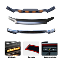 Accessoires AUTO capot de voiture noir avec quatre lumières Design capot garde couverture TXR usine véhicules pièces pour Toyota Hilux 2021-